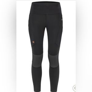 Fjallraven Abisko Trekking Tights Pro Women's Pants, Black/Iron Grey,Medium$150